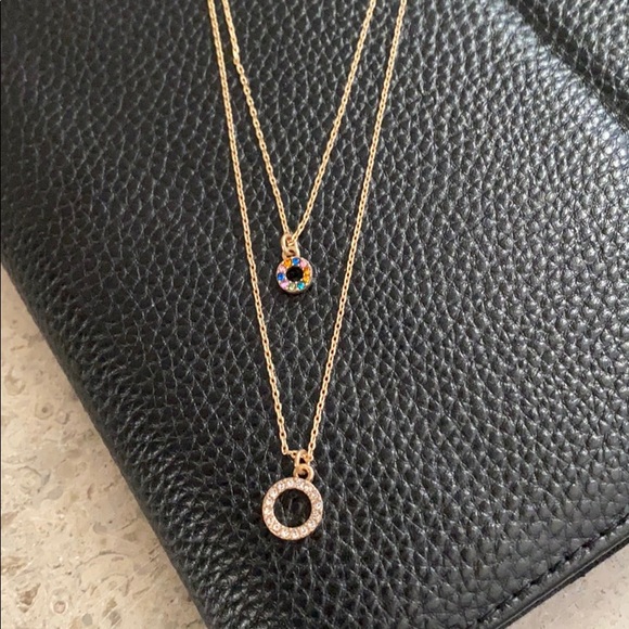 LAST ONE: J. Crew circle layering necklace. - Picture 4 of 9